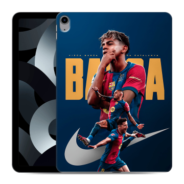 Силиконовый чехол на Ipad 10.9 (2022) с принтом Барселона Barca Yamal Силиконовый чехол на Ipad 10.9 (2022) с принтом Барселона Barca Yamal