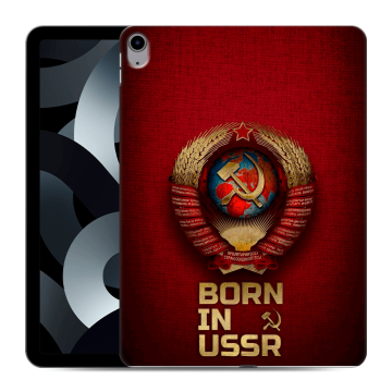 Силиконовый чехол на Ipad 10.9 (2022) с принтом Флаг Герб СССР