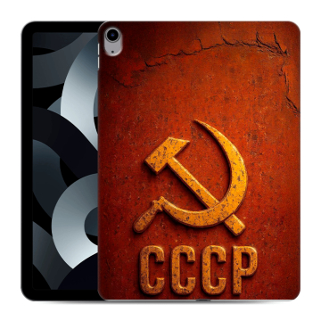 Силиконовый чехол на Ipad 10.9 (2022) с принтом Флаг Герб СССР Силиконовый чехол на Ipad 10.9 (2022) с принтом Флаг Герб СССР