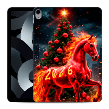 Силиконовый чехол на Ipad 10.9 (2022) с принтом Новый год