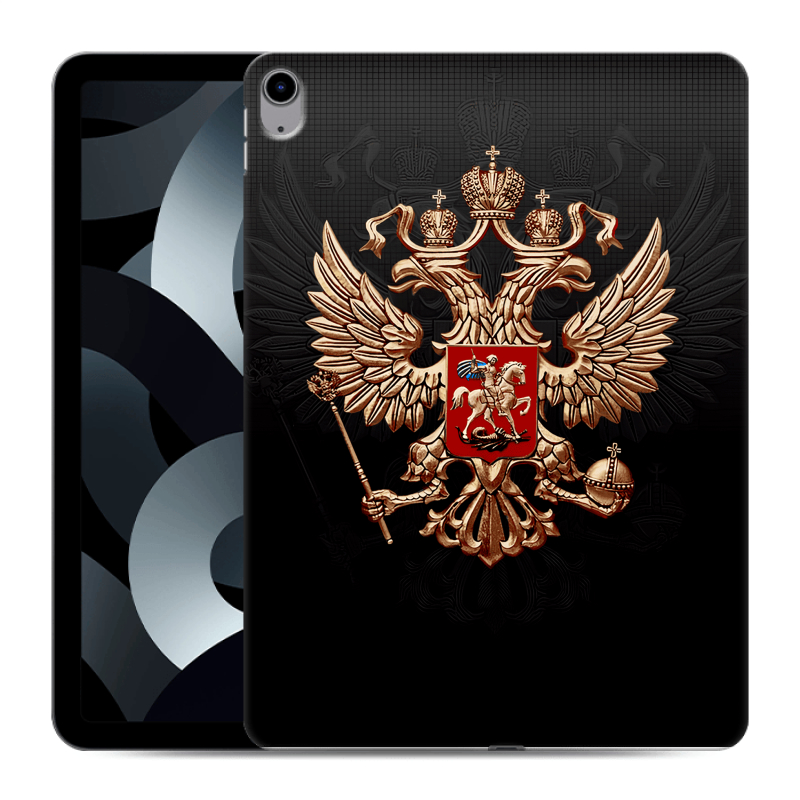 Силиконовый чехол на Ipad 10.9 (2022) с принтом Герб России Силиконовый чехол на Ipad 10.9 (2022) с принтом Герб России
