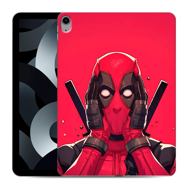 Силиконовый противоударный чехол на Ipad 10.9 (2022) с принтом Дедпул Deadpool Силиконовый противоударный чехол на Ipad 10.9 (2022) с принтом Дедпул Deadpool