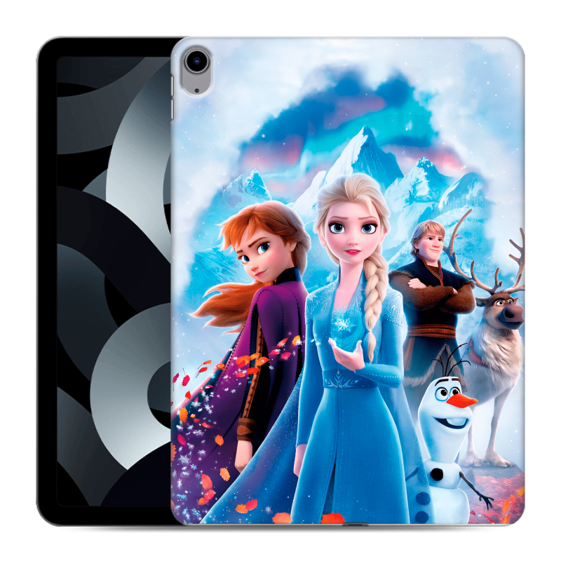 Силиконовый противоударный чехол на Ipad 10.9 (2022) с принтом Холодное сердце Frozen Силиконовый противоударный чехол на Ipad 10.9 (2022) с принтом Холодное сердце Frozen