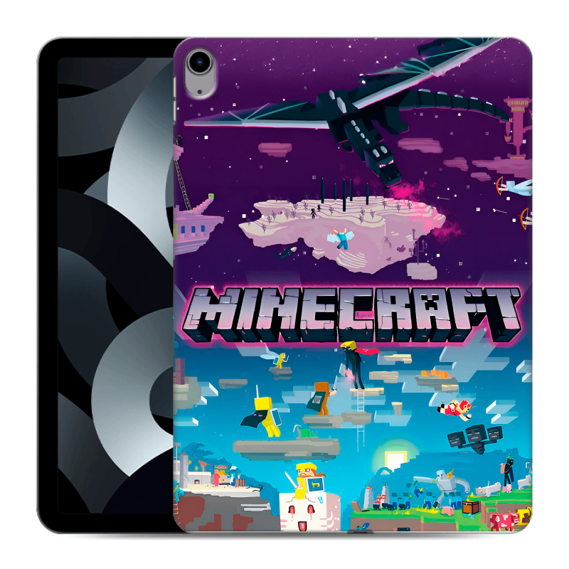 Силиконовый чехол на Ipad 10.9 (2022) с принтом Майнкрафт Minecraft Силиконовый чехол на Ipad 10.9 (2022) с принтом Майнкрафт Minecraft