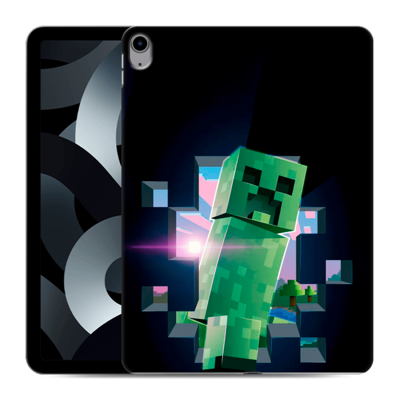 Силиконовый чехол на Ipad 10.9 (2022) с принтом Майнкрафт Minecraft Силиконовый чехол на Ipad 10.9 (2022) с принтом Майнкрафт Minecraft
