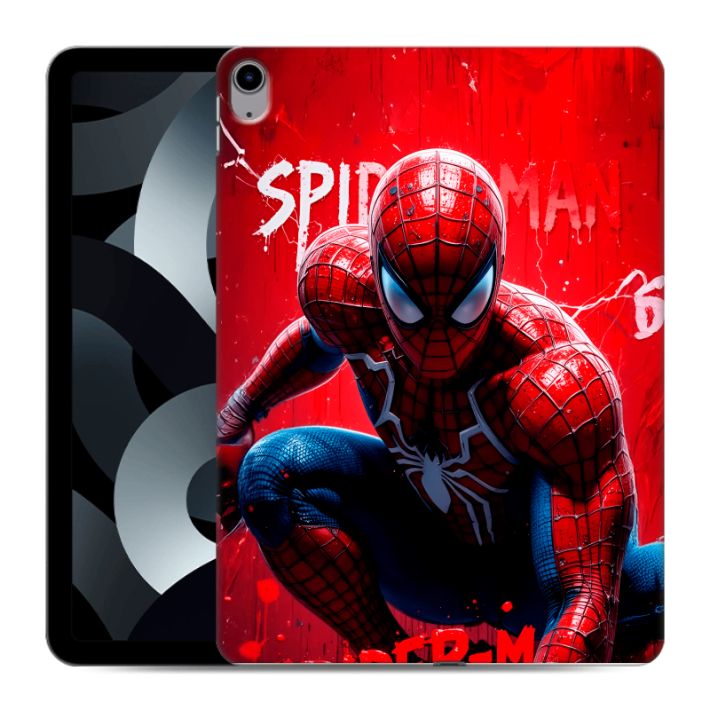 Силиконовый противоударный чехол на Ipad 10.9 (2022) с принтом Spiderman Человек паук Силиконовый противоударный чехол на Ipad 10.9 (2022) с принтом Spiderman Человек паук