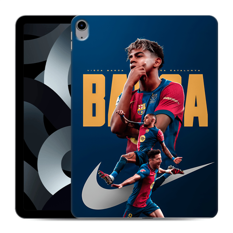 Силиконовый чехол на Ipad 10.9 (2022) с принтом Барселона Barca Yamal Силиконовый чехол на Ipad 10.9 (2022) с принтом Барселона Barca Yamal