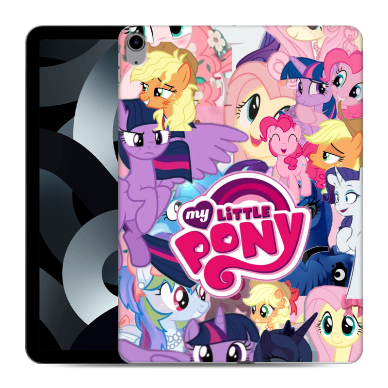 Силиконовый противоударный чехол на Ipad 10.9 (2022) с принтом My little pony Дружба чудо Силиконовый противоударный чехол на Ipad 10.9 (2022) с принтом My little pony Дружба чудо