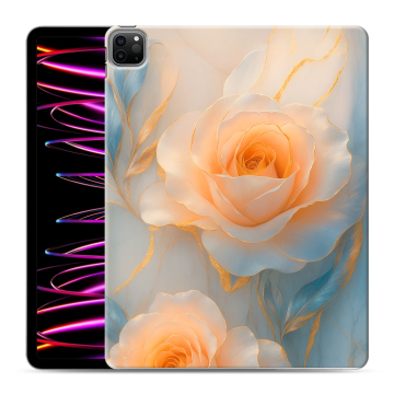 Силиконовый чехол на планшета Ipad Pro 12.9 (2022) с принтом Женский Силиконовый чехол на планшета Ipad Pro 12.9 (2022) с принтом Женский