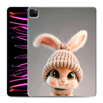 Силиконовый чехол на Ipad Pro 12.9 (2022) с принтом Кролик Силиконовый чехол на Ipad Pro 12.9 (2022) с принтом Кролик
