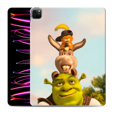 Силиконовый чехол на Ipad Pro 12.9 (2022) с принтом Шрек Shrek Силиконовый чехол на Ipad Pro 12.9 (2022) с принтом Шрек Shrek