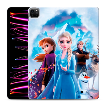 Силиконовый чехол на Ipad Pro 12.9 (2022) с принтом Холодное сердце Frozen Силиконовый чехол на Ipad Pro 12.9 (2022) с принтом Холодное сердце Frozen
