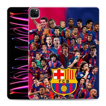 Силиконовый чехол на Ipad Pro 12.9 (2022) с принтом Барселона Barcelona