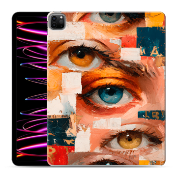 Силиконовый чехол на Ipad Pro 12.9 (2022) с принтом Модный принт Силиконовый чехол на Ipad Pro 12.9 (2022) с принтом Модный принт