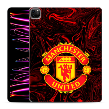 Силиконовый чехол на Ipad Pro 12.9 (2022) с принтом Manchester United