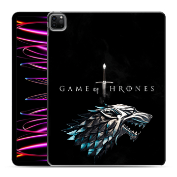Силиконовый чехол на Ipad Pro 12.9 (2022) с принтом Игра Престолов Game Thrones Силиконовый чехол на Ipad Pro 12.9 (2022) с принтом Игра Престолов Game Thrones