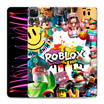 Силиконовый чехол на Ipad Pro 12.9 (2022) с принтом Roblox Роблокс Силиконовый чехол на Ipad Pro 12.9 (2022) с принтом Roblox Роблокс