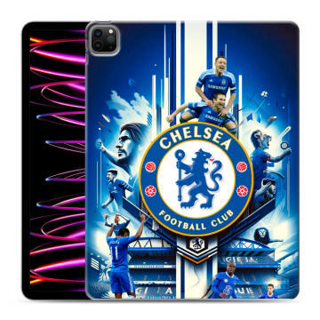 Силиконовый чехол на Ipad Pro 12.9 (2022) с принтом Chelsea Челси