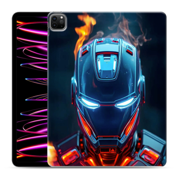 Силиконовый чехол на Ipad Pro 12.9 (2022) с принтом IronMan Железный человек Силиконовый чехол на Ipad Pro 12.9 (2022) с принтом IronMan Железный человек
