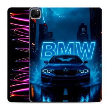 Силиконовый чехол на Ipad Pro 12.9 (2022) с принтом BMW БМВ