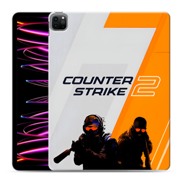Силиконовый чехол на Ipad Pro 12.9 (2022) с принтом Counter Strike Силиконовый чехол на Ipad Pro 12.9 (2022) с принтом Counter Strike