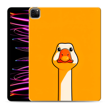 Силиконовый чехол на Ipad Pro 12.9 (2022) с принтом Смешная утка