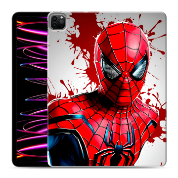 Силиконовый чехол на Ipad Pro 12.9 (2022) с принтом Spiderman Человек паук Силиконовый чехол на Ipad Pro 12.9 (2022) с принтом Spiderman Человек паук