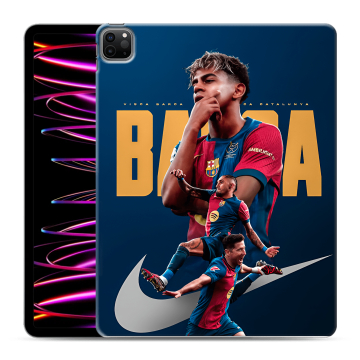 Силиконовый чехол на Ipad Pro 12.9 (2022) с принтом Барселона Barca Yamal Силиконовый чехол на Ipad Pro 12.9 (2022) с принтом Барселона Barca Yamal