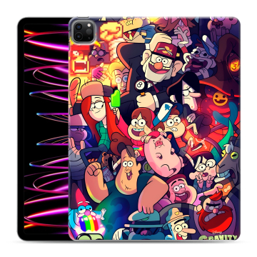 Силиконовый чехол на Ipad Pro 12.9 (2022) с принтом Gravity Falls Гравити Фолз Силиконовый чехол на Ipad Pro 12.9 (2022) с принтом Gravity Falls Гравити Фолз