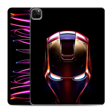Силиконовый чехол на Ipad Pro 12.9 (2022) с принтом IronMan Железный человек Силиконовый чехол на Ipad Pro 12.9 (2022) с принтом IronMan Железный человек