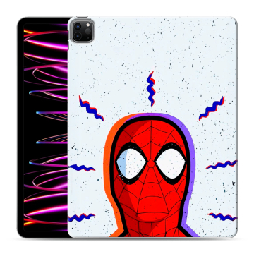 Силиконовый чехол на Ipad Pro 12.9 (2022) с принтом Spiderman Человек паук
