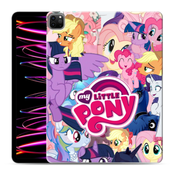 Силиконовый чехол на Ipad Pro 12.9 (2022) с принтом My little pony Дружба чудо