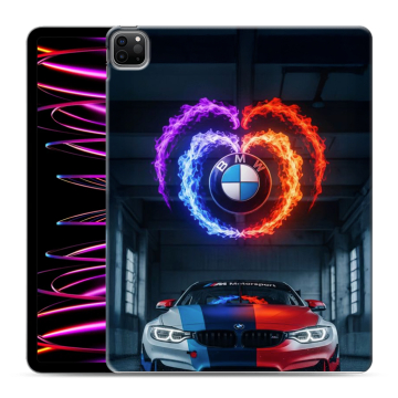 Силиконовый чехол на Ipad Pro 12.9 (2022) с принтом BMW БМВ Силиконовый чехол на Ipad Pro 12.9 (2022) с принтом BMW БМВ