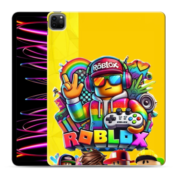 Силиконовый чехол на Ipad Pro 12.9 (2022) с принтом Roblox Роблокс