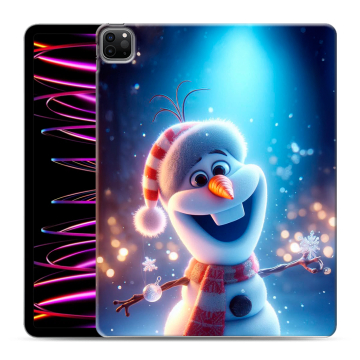 Силиконовый чехол на Ipad Pro 12.9 (2022) с принтом Новый год