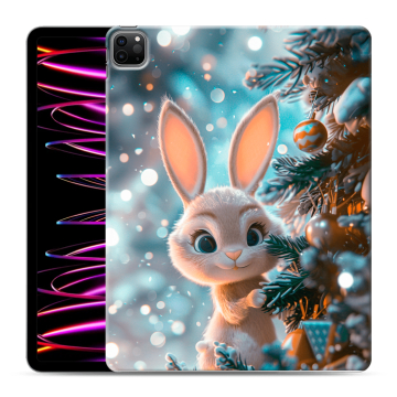 Силиконовый чехол на Ipad Pro 12.9 (2022) с принтом Новый год Силиконовый чехол на Ipad Pro 12.9 (2022) с принтом Новый год