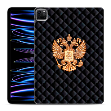 Силиконовый чехол на Ipad Pro 11 (2022) с принтом Герб России принт