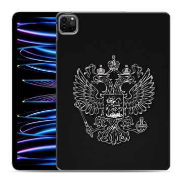 Силиконовый чехол на Ipad Pro 11 (2022) с принтом Герб России