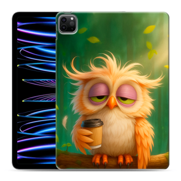 Силиконовый чехол на Ipad Pro 11 (2022) с принтом сова