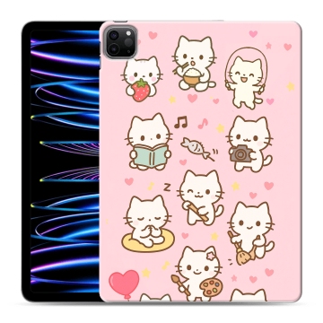 Силиконовый чехол на Ipad Pro 11 (2022) с принтом Hello Kitty Хелоу Кити Силиконовый чехол на Ipad Pro 11 (2022) с принтом Hello Kitty Хелоу Кити