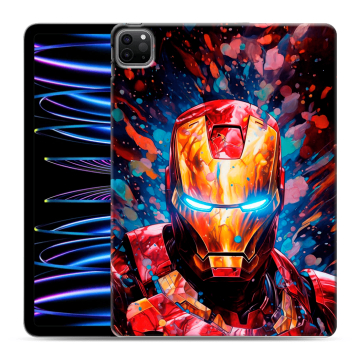 Силиконовый чехол на Ipad Pro 11 (2022) с принтом Железный человек Ironman Силиконовый чехол на Ipad Pro 11 (2022) с принтом Железный человек Ironman
