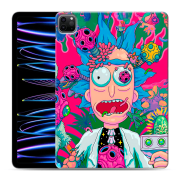 Силиконовый чехол на Ipad Pro 11 (2022) с принтом Рик и Морти Rick Morty Силиконовый чехол на Ipad Pro 11 (2022) с принтом Рик и Морти Rick Morty
