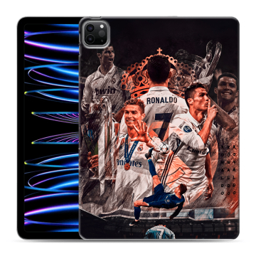 Силиконовый чехол на Ipad Pro 11 (2022) с принтом Реал Роналдо Real Ronaldo