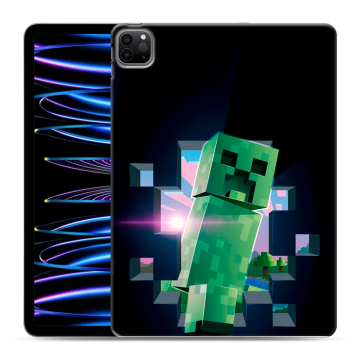 Силиконовый чехол на Ipad Pro 11 (2022) с принтом Майнкрафт Minecraft Силиконовый чехол на Ipad Pro 11 (2022) с принтом Майнкрафт Minecraft
