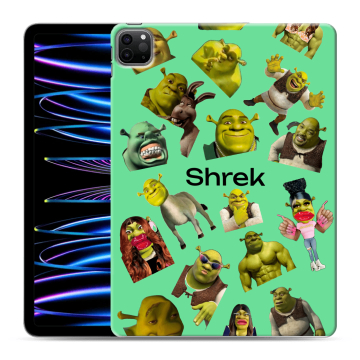 Силиконовый чехол на Ipad Pro 11 (2022) с принтом Шрек Shrek Силиконовый чехол на Ipad Pro 11 (2022) с принтом Шрек Shrek