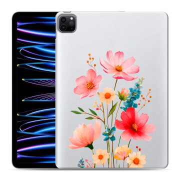 Силиконовый чехол на Ipad Pro 11 (2022) с принтом Цветы Силиконовый чехол на Ipad Pro 11 (2022) с принтом Цветы