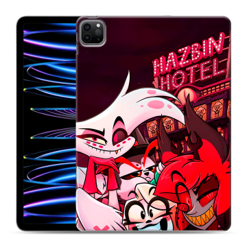 Силиконовый чехол на Ipad Pro 11 (2022) с принтом Hazbin Hotel Отель Хазбин Силиконовый чехол на Ipad Pro 11 (2022) с принтом Hazbin Hotel Отель Хазбин