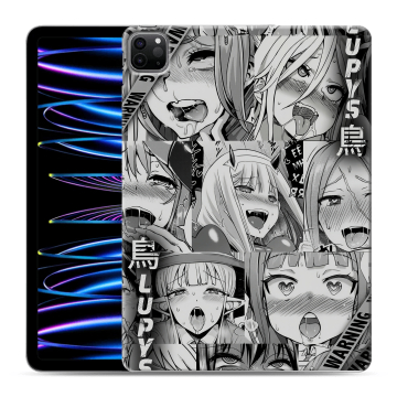 Силиконовый чехол на Ipad Pro 11 (2022) с принтом Ahegao Ахегао Аниме