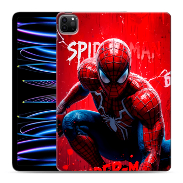 Силиконовый чехол на Ipad Pro 11 (2022) с принтом Spiderman Человек паук