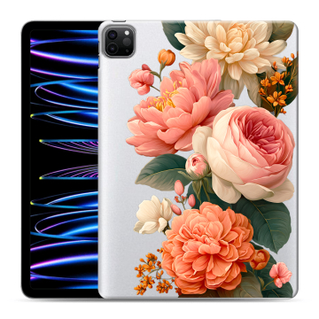 Силиконовый чехол на Ipad Pro 11 (2022) с принтом цветы